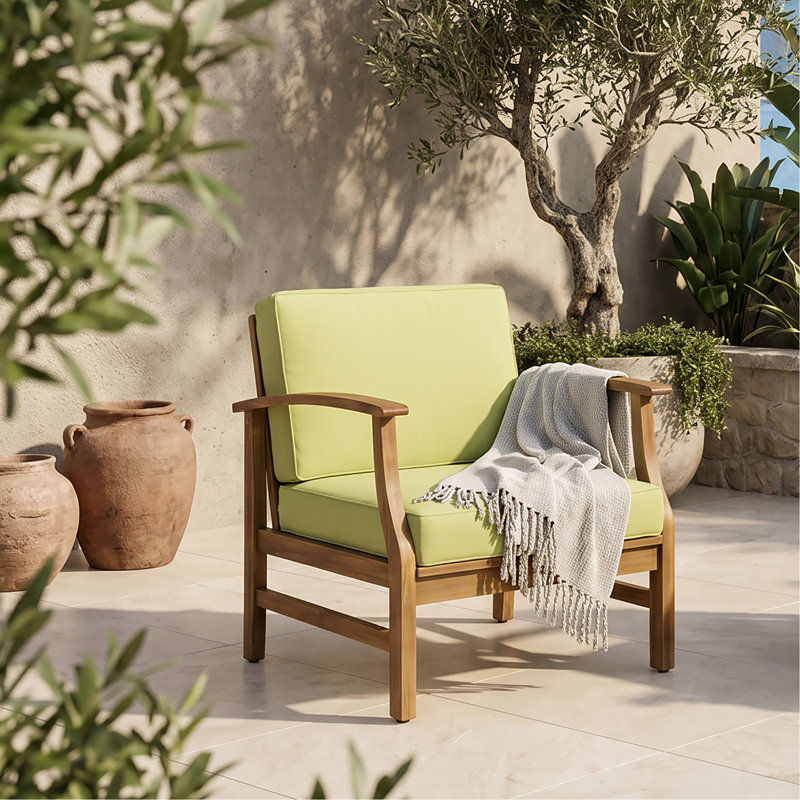 Fauteuil club, vert