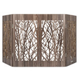 Delgado Wood Free Standing Pet Gate
