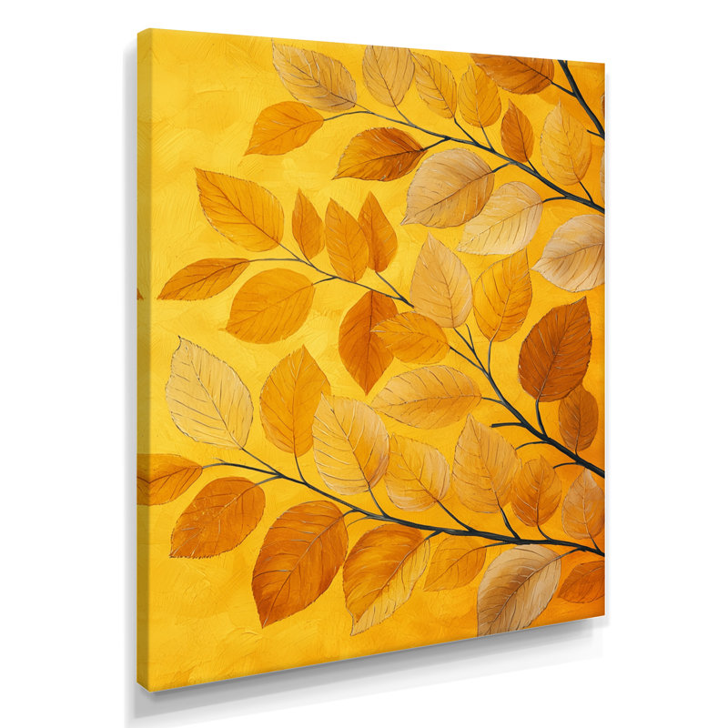 Jesse - Floral Canvas Wall Art, H 32 po x l 16 po, Wrapped Canvas, Ne s’applique pas