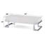 Table basse Calmam ultrabrillante et finition chromée avec plateau relevable-2066606663-2066607034