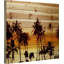 «Palms In The Sun» par Parvez Taj, reproduction d'art sur bois de pin naturel-1154774872