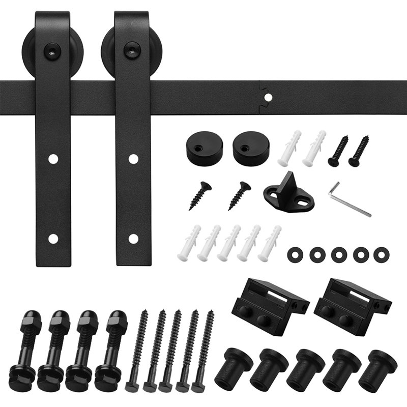 Ensemble de quincaillerie de porte de grange simple standard, 79,2 po