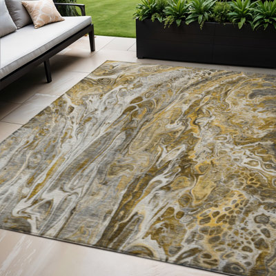 Tapis intérieur lavable abstrait 5 pi x 8 pi