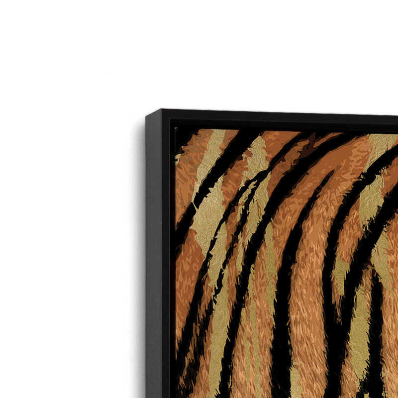 «Wild Whispers II» par Amber Sterling, reproduction d'art, Toile avec cadre, L 30 po x H 30 po, Noir