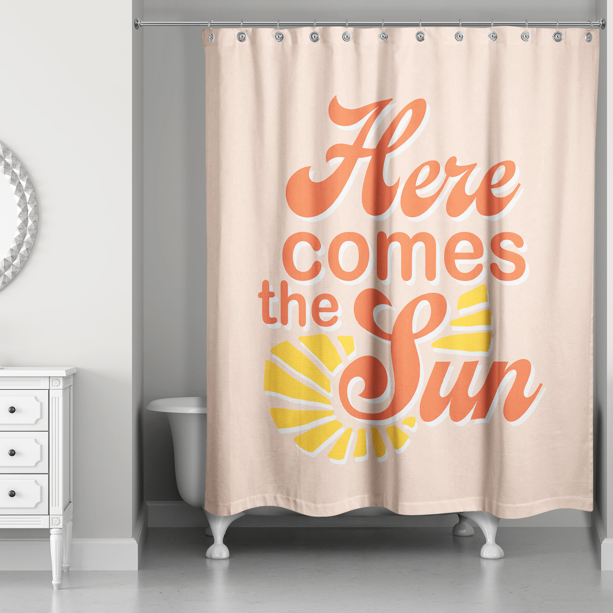 Trinx Harris Single Shower Curtain Wayfair