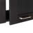 Ashura 39.3" W Manufactured Wood 2-Piece Kitchen Cabinet Set with Sink Base and Wall Cabinet- Wenge-736706491