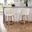 Tabouret de comptoir pivotant 25,5 po Arabelle