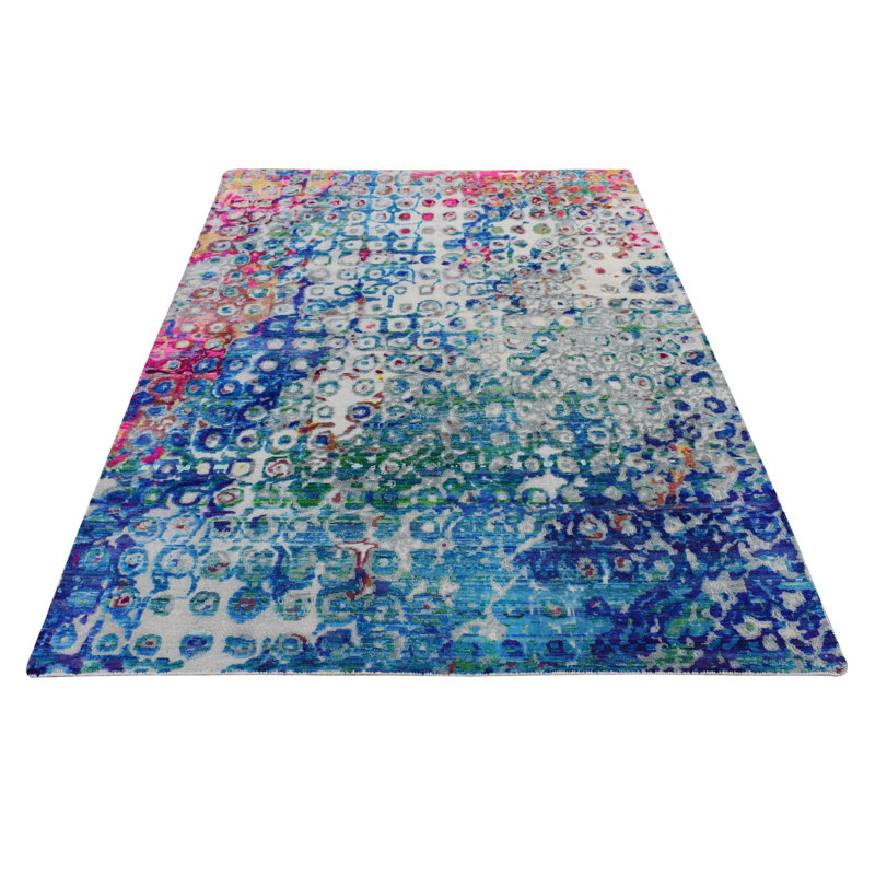 Tapis nouvel âge rectangulaire unique 5 pi 1 po x 7 pi Speirs