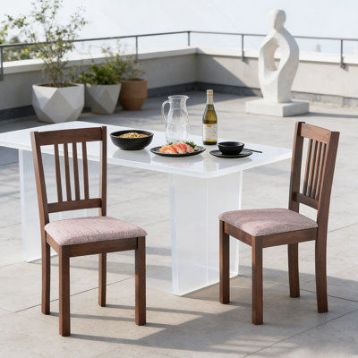 Ensemble de 2 chaises de cuisine rembourrées Soft