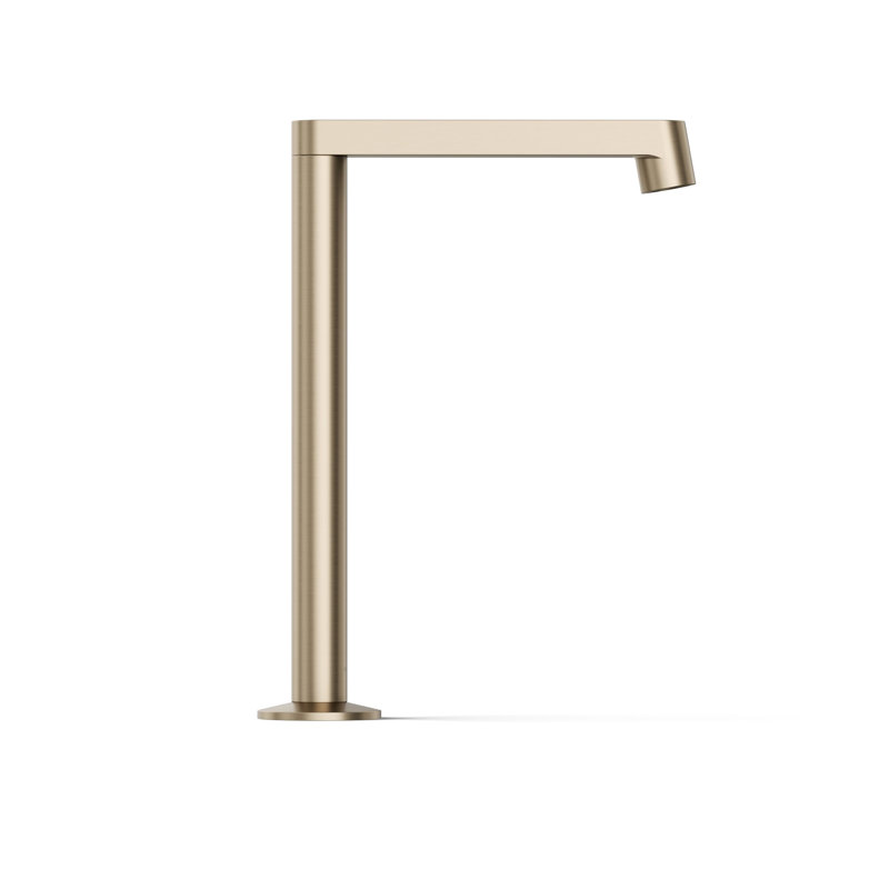 Components Tallbathroom Sink Spout with Row Design, Vibrant Brushed Bronze