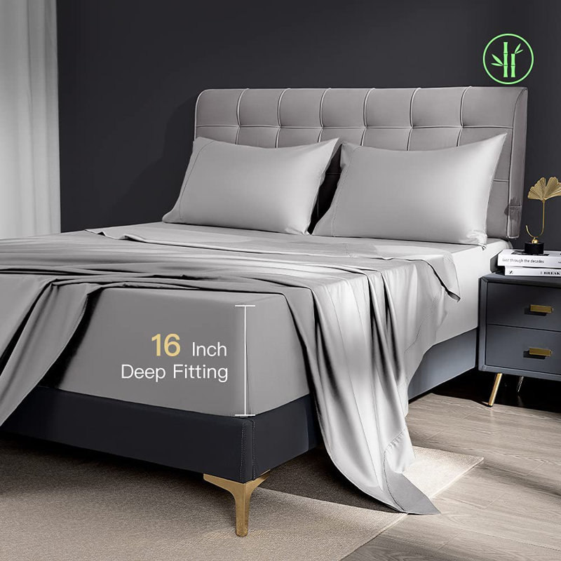 Ensemble de draps Gemmell, gris