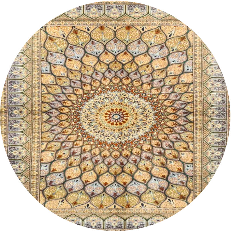 Chelsea-Ann Oriental Indoor Rug, Round 3'