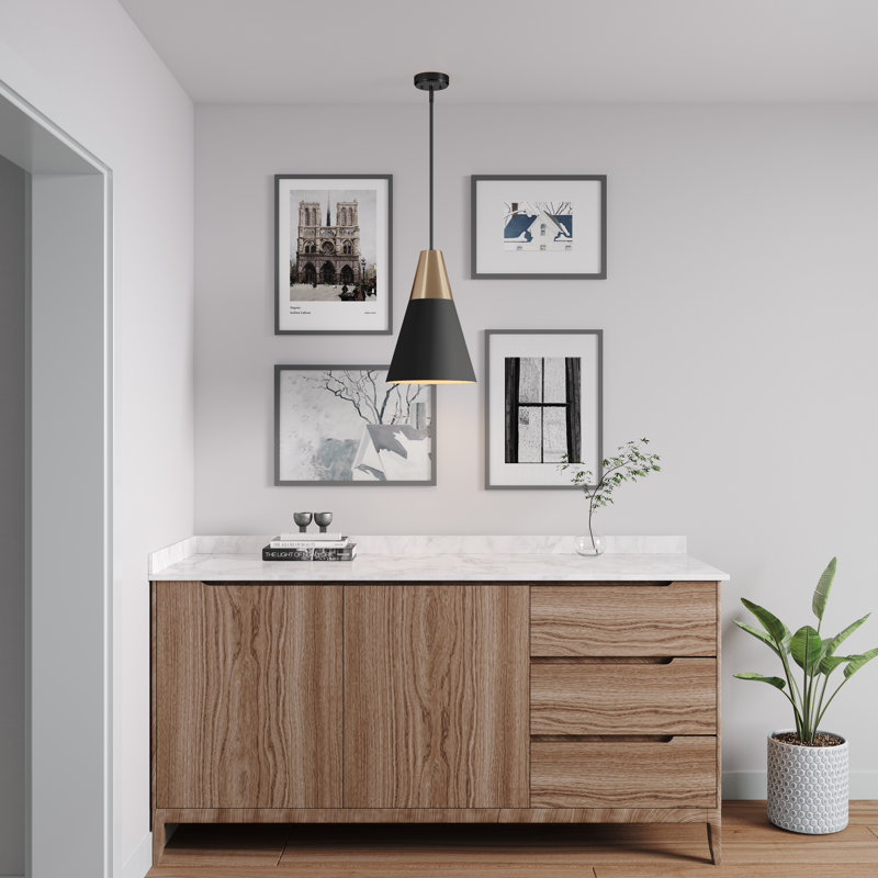 Antek 1 - Light Single Pendant, Matte Black