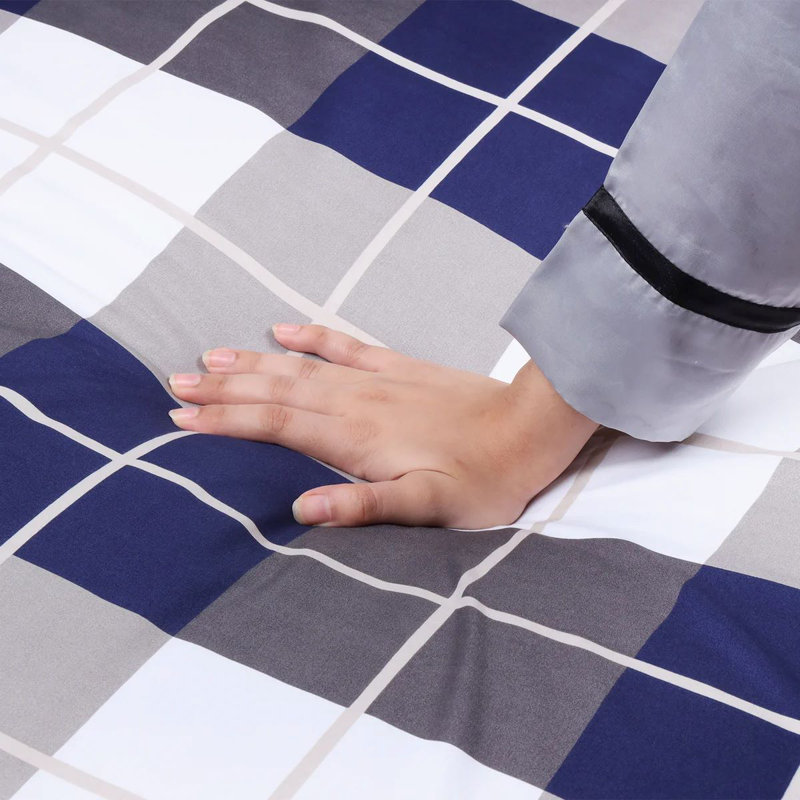 100% Microfiber Luxury Duvet Cover Set  With Pillow Cases, Single Duvet Cover Set + 1 Standard Pillowcase