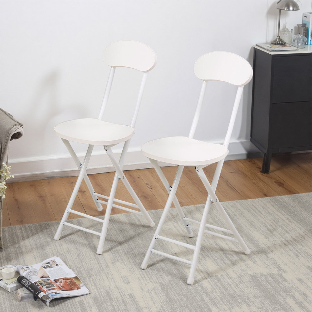 Inbox Zero 74cm H Low Back Folding Stacking Accent | Wayfair.co.uk