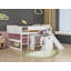 Lit mezzanine double bas pour enfants Caulkins-30985816