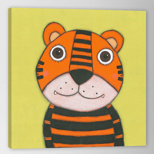 «Tiger», reproduction sur toile tendue, H 40 po x l 40 po x P 1,5 po