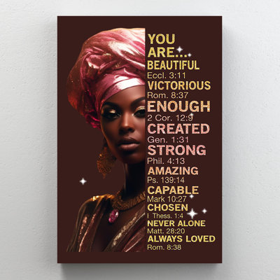 " Black Woman You Are Beautiful "