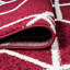 Tapis rouge / blanc Mashawna-2035907952