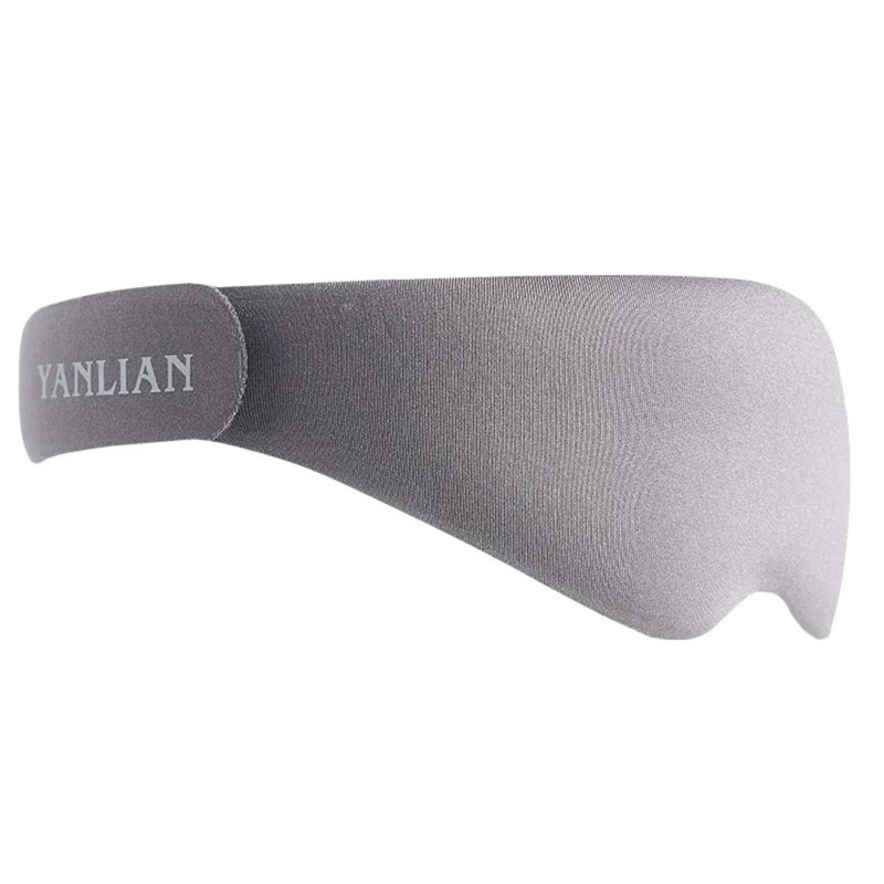 3d Light-blocking Sleep Mask – Breathable & Skin-friendly For Travel, Office & Deep Rest, Gray