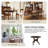 Paltin Traditional Solid Wood Dining Table