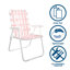 Cambarville Fabric Patio Folding Chair Folding Chair Set-1914851561