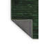 Tapis vert / noir en laine et polyester tissé à la machine 7 pi x 9 pi