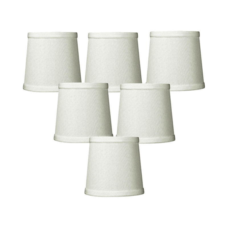 Abat-jour tambour en lin 5,25 po x l 5,5 po avoine clair