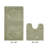 Makaylynn Premium 100% Cotton 2155 GSM 2-Piece Bath Rug Set, OEKO-TEX® Certified, Non-Slip Spray Latex Backing, Plush Tufted, Super Absorbent, Machine Washable Bathroom Rugs, Sage-122439402-122439399
