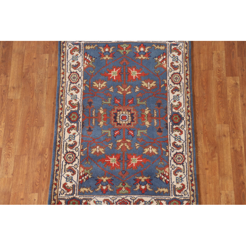 Tapis bleu Oushak 3x5