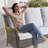 Cracraft Wicker 7 - Person Patio Conversation Set with Cushions-314512575-314512573