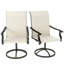 Ensemble de 2 chaises d'extérieur, chaises pivotantes-126454363