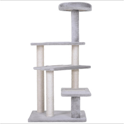 Tour pour chat, arbre à chat avec escalier tournant