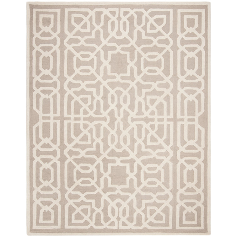 Cannen Hand Tufted Wool Geometric Rug