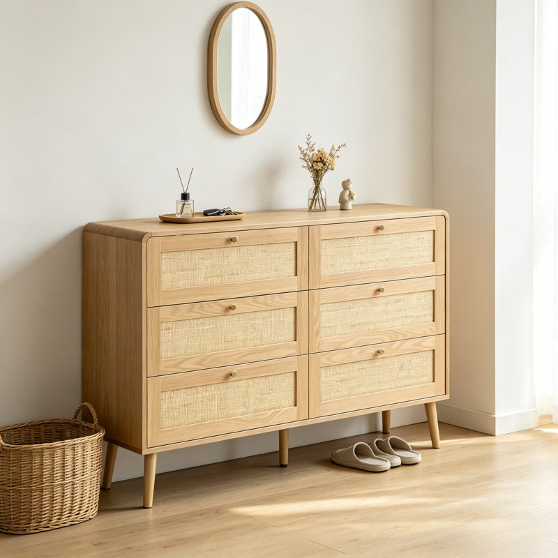 120 cm W Chest of 6 Drawers