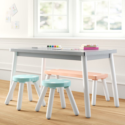 Ensemble de table de jeu et de chaises pour enfants 4 pièces Pateros