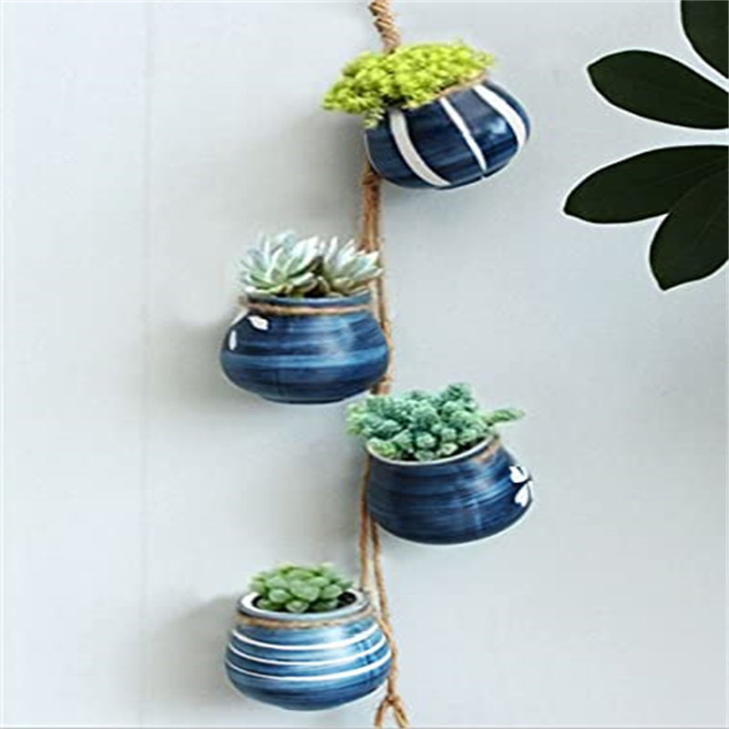Ensemble de pots à fleurs suspendus 4 pièces Brantford