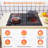 Karinear 24" Black Electric 4 Burner Cooktop