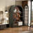 Arched Display Bookshelf, Sturdy MDF Construction with Anti-Tip Safety