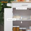 32.8" Kitchen Island Cart – Compact Storage + Towel Rack-1300224527