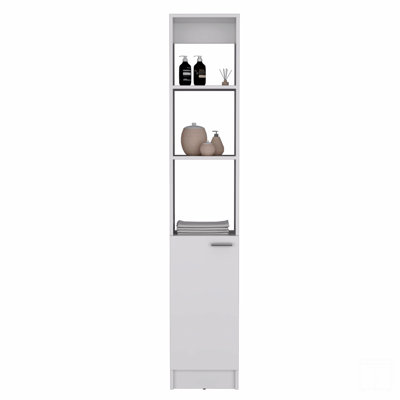 Armoire, 1 porte, 6 tablettes