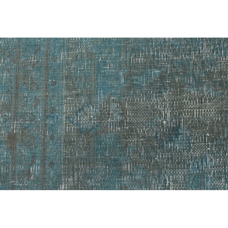 Tapis rectangulaire en laine de conception unique 6 pi 1 po x 9 pi 2 po Inayaah