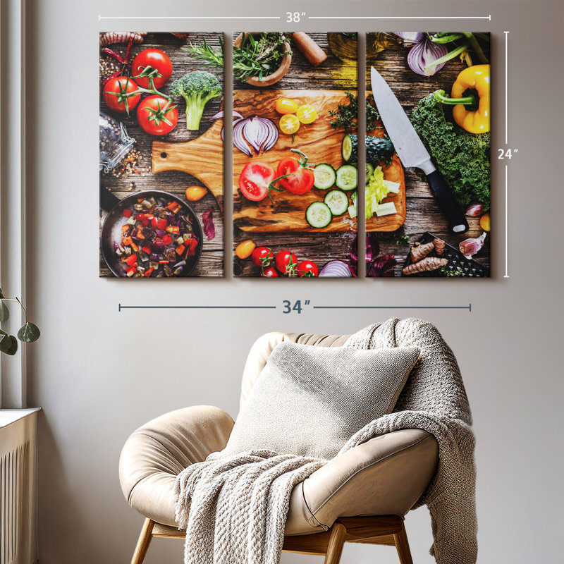 «Légumes, ingrédients frais» sur, H 24 po x l 38 po