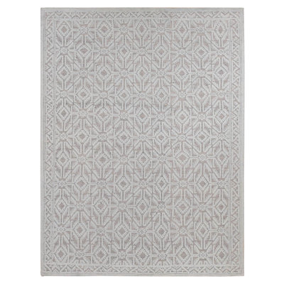 Tapis bleu nouvel âge en laine 9 pi x 12 pi Arturo