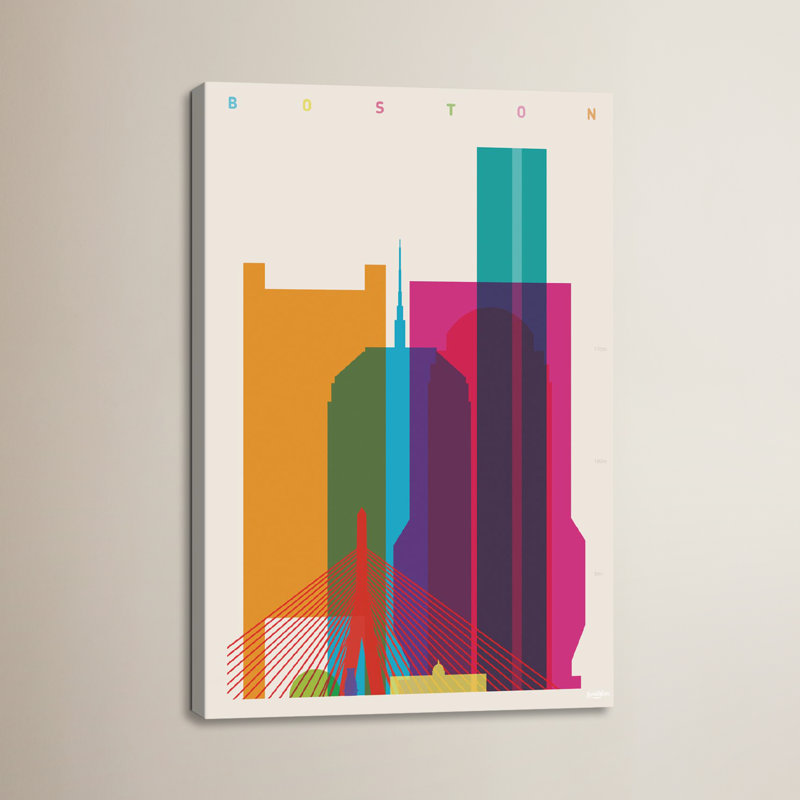 «Boston» par Yoni Alter, impression sur toile tendue, H 18 po x l 12 po x P 1,5 po