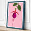 Fuchsia Bloom Botanical - Wrapped Canvas-1021578088-1021578110