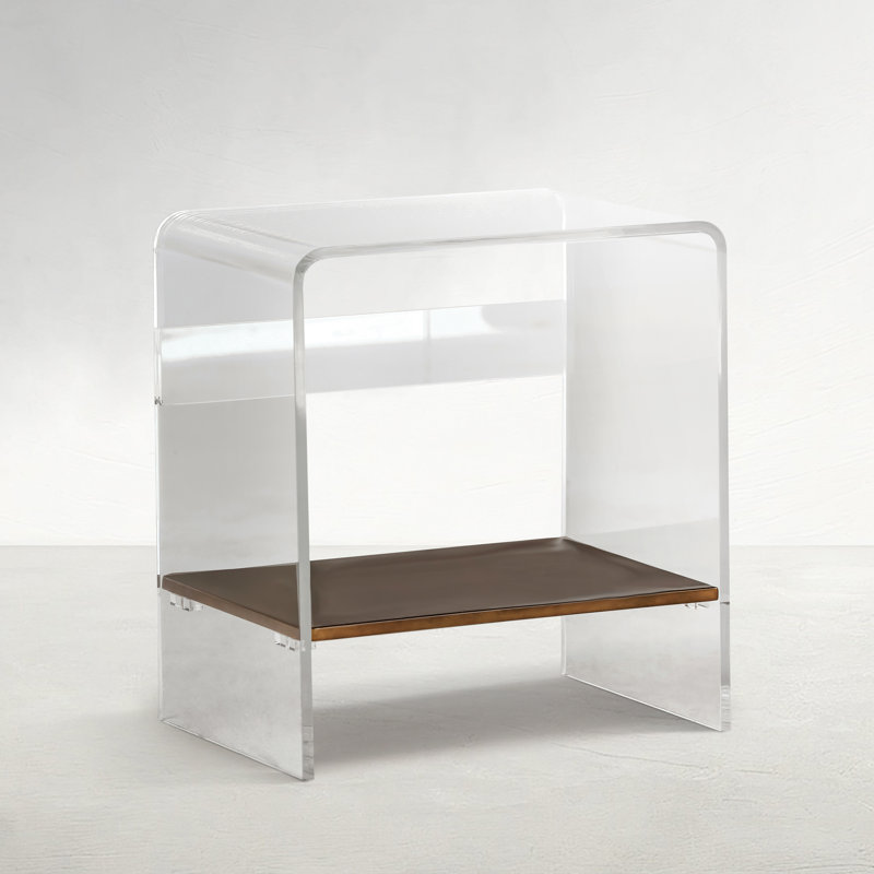 Sloan Lucite Waterfall End Table