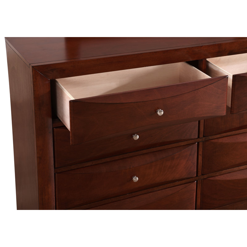 Marilla 59'' W 8 - Drawer Dresser, Cherry