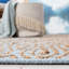 Tapis géométrique tissé à la main 80% jute, 20% coton Hallmark-2005319124