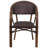 Nannie Rattan Restaurant Patio Chair with Bamboo-Aluminum Frame-82562257